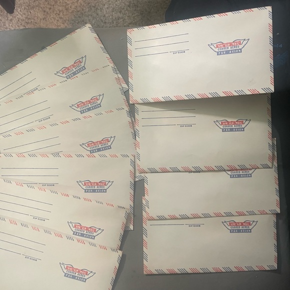 Vintage air mail envelopes - Picture 2 of 2